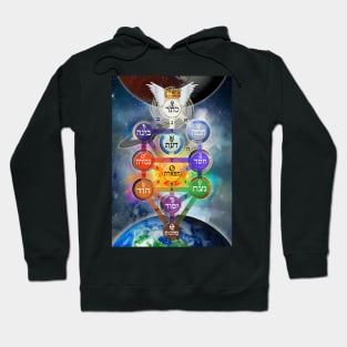 Kabbalistic Tree of Life With Planets Hoodie